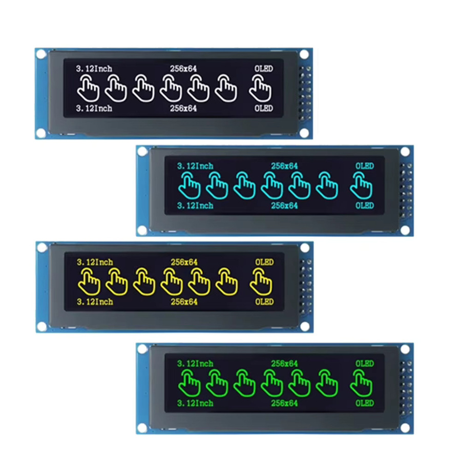 DIYUSER OLED-Displaymodul SSD1322 mit 3,12 Zoll, 256x64 Pixel, SPI und I2C Schnittstelle, blau, für STM32 und Raspberry Pi - Bild 4
