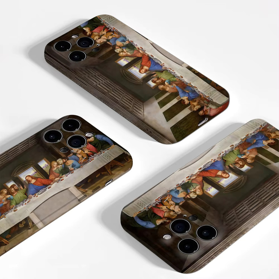 Potdemiel Das Letzte Abendmahl Magnetische Handyhülle für iPhone 17 16 15 14 13 Pro Max Plus, Robuste Einzel- und Doppelschichtige Schutzhülle, Multicolour - Bild 2