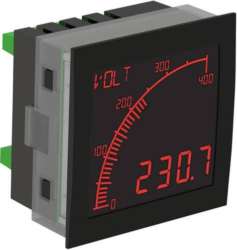 Trumeter APM-VOLT-ANO Digitales Einbaumessgerät in Schwarz - Bild 1