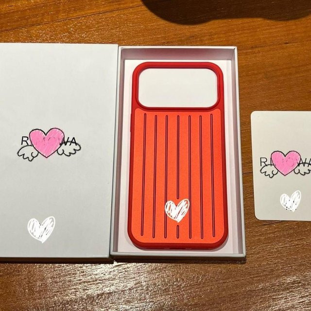Xiangyun Luxus Business Handyhülle aus Aluminiumlegierung mit 3D Wellblech-Streifen für iPhone 17 Pro Max, 16, 15, 14, 13 in Rot - Bild 1