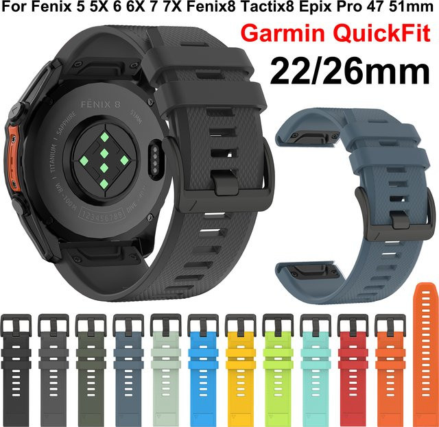 Carrera Uhrenarmband Silikon, 22 26mm, Schwarz, Unisex - Bild 1