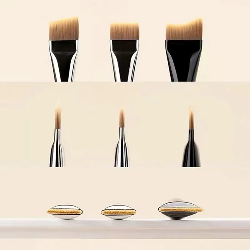 CHARMINGPOSE Foundation-Pinsel, Crescent Foundation-Pinsel, Schwarz - Bild 3