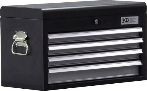 BGS Technic Werkstattwagen-Aufsatz mit 4 leeren Schubladen in Schwarz und Multicolour - Bild 2
