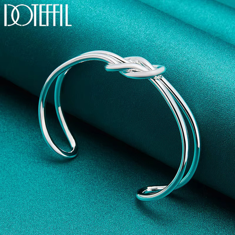 DOTEFFIL Armreif, 925 Silber, Unisex - Bild 2