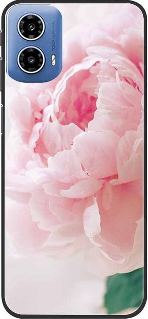 Motorola Moto G34 5G Handyhülle aus weichem TPU Silikon mit Cartoon-Design in Pink - Bild 1