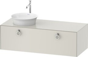 Duravit Waschtischunterschrank White Tulip in Weiß Matt, B/T/H: 130 x 55 x 40,8 cm - Bild 1