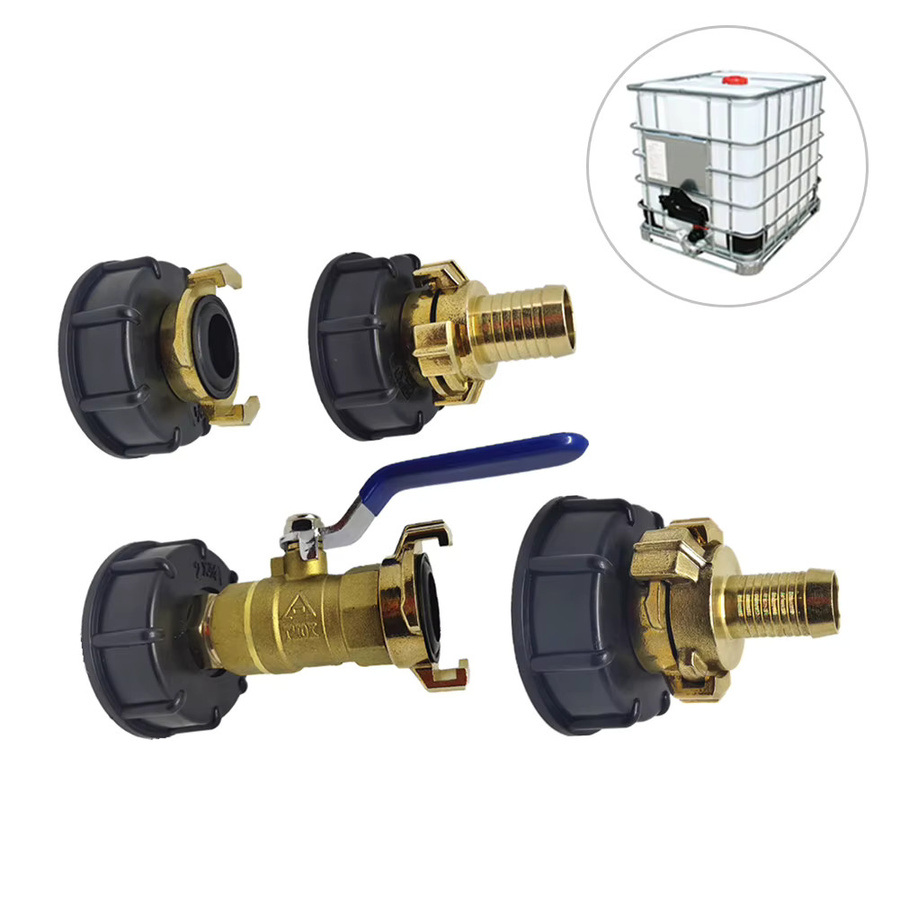 Geka IBC T-Barrel Stecker S60 x 6 mit Hose Tail für Garten und Wasseranschluss - Bild 4