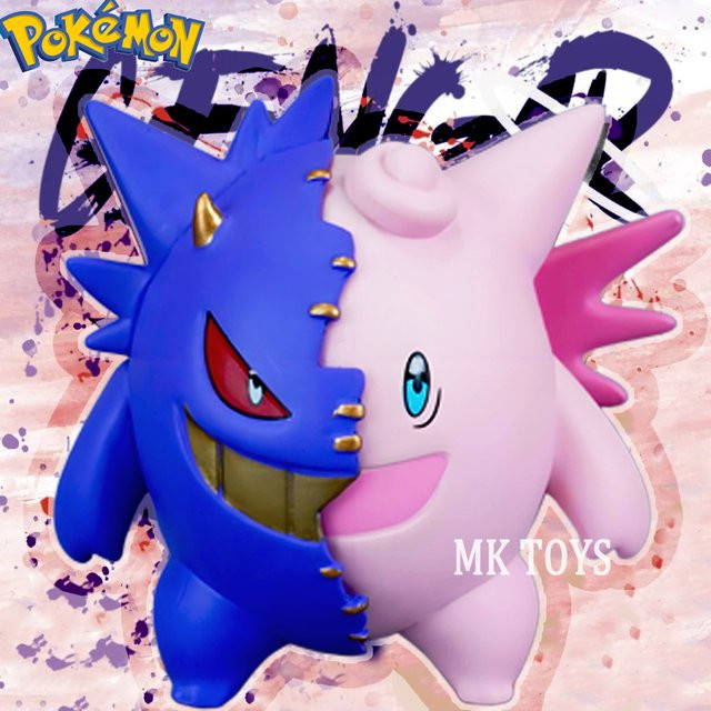 Bandai Pokémon Gengar und Clefable Actionfiguren, PVC-Statue, 7,5cm - Bild 1
