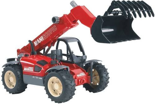 Bruder Manitou Teleskoplader MLT 633 Baufahrzeug rot/grau - Bild 1