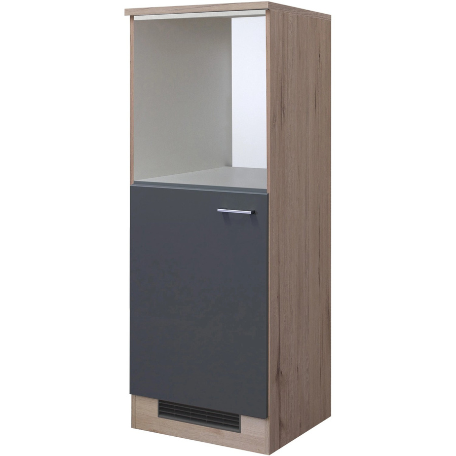 Flex-Well Exclusiv Kühlumbauschrank Morena Basaltgrau matt B/H/T: 60 x 168,5 x 60 cm - Bild 2