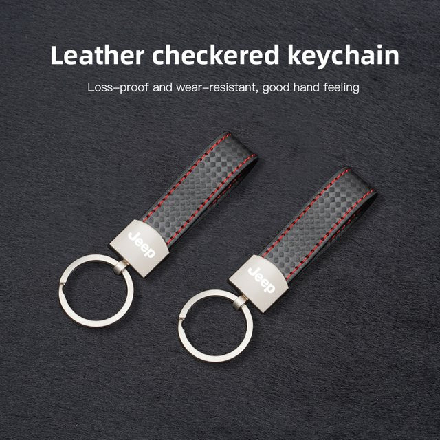 Jeep Schlüsselanhänger, Leder, Unisex - Bild 1