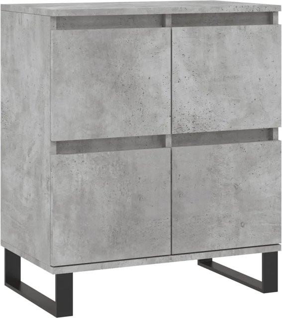 vidaXL Sideboard Betongrau aus Holzwerkstoff und Eisen B/T/H: 60 x 35 x 70 cm - Bild 1
