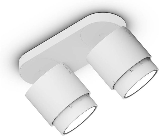 Occhio lui alto doppio VOLT LED-Deckenstrahler in Weiß matt mit Zoom-Kopfeinsatz und warmweißem Licht (3000K) - Bild 1