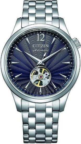 Citizen Armbanduhr, Automatik, Edelstahl, blau, 40 mm, Herren - Bild 1