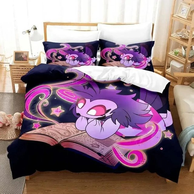 Loona Boss 3D Anime Bettwäsche Set für Erwachsene und Kinder, Bettbezug mit Bezug, B x H: 245 x 210 cm - Bild 1