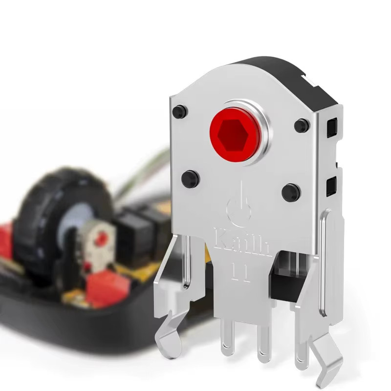 Kailh Maus-Scrollrad-Encoder mit rotem Kern für PC-Mäuse, drehbarer Encoder mit 1,74 mm Lochgröße - Bild 2