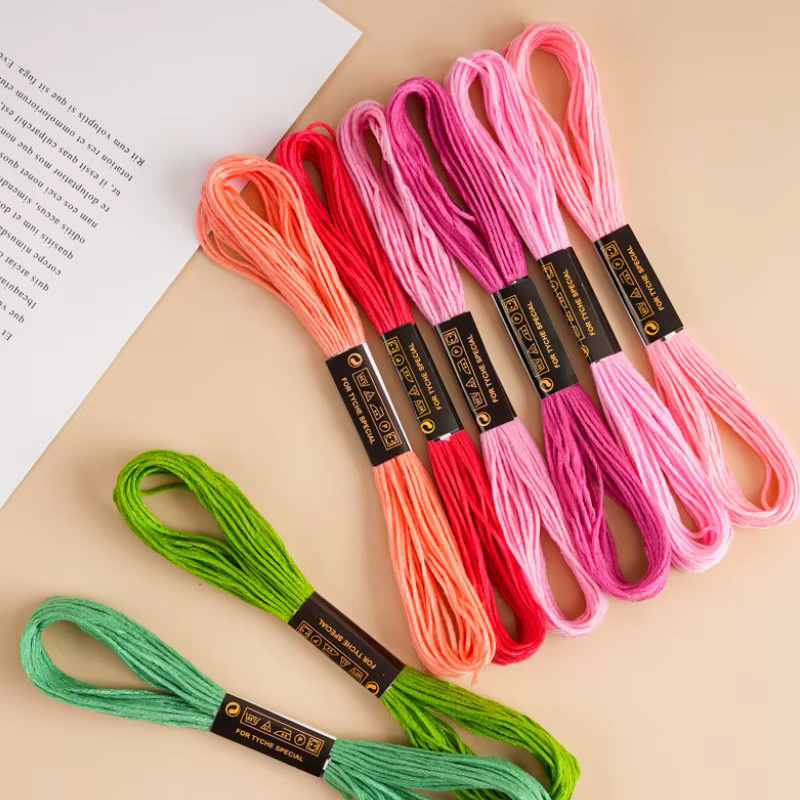 Anchor Kreuzstich-Stickgarn aus Polyester-Baumwolle in Multicolour, 8m Stickfaden für Näh- und Bastelarbeiten - Bild 3