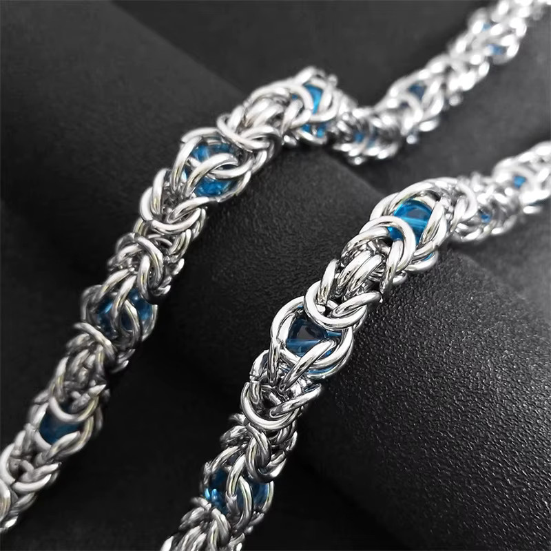 AFAWA Gliederkette Edelstahl, Silber, Herren - Bild 2