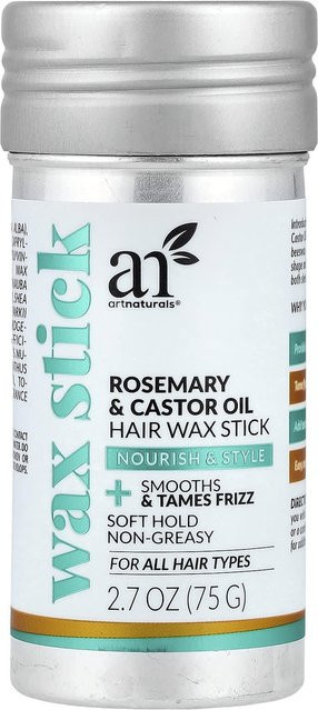 artnaturals Haarwachs-Stick mit Rosmarin- & Rizinusöl, 75g - Bild 1