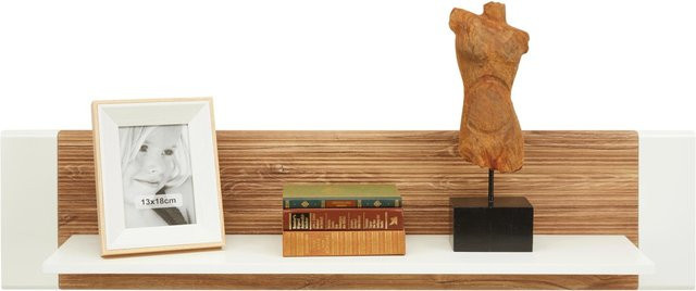Mömax Wandboard Weiß Hochglanz B: 120 cm, H: 24 cm, T: 28 cm - Bild 1
