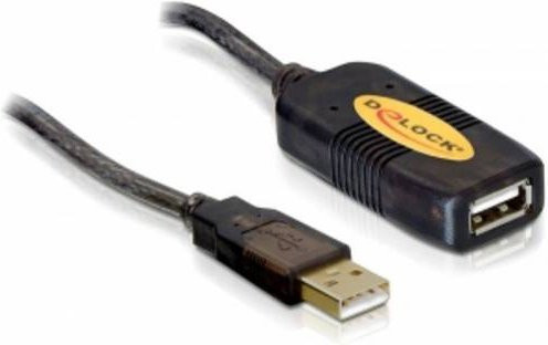 Delock USB 2.0 Aktivverlängerungskabel USB-A Stecker auf USB-A Buchse Schwarz 10,0 m - Bild 2
