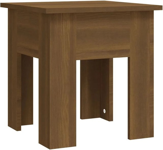 vidaXL Couchtisch in Braun mit Eichen-Optik, quadratisch, B/T/H: 40 x 40 x 42 cm - Bild 1
