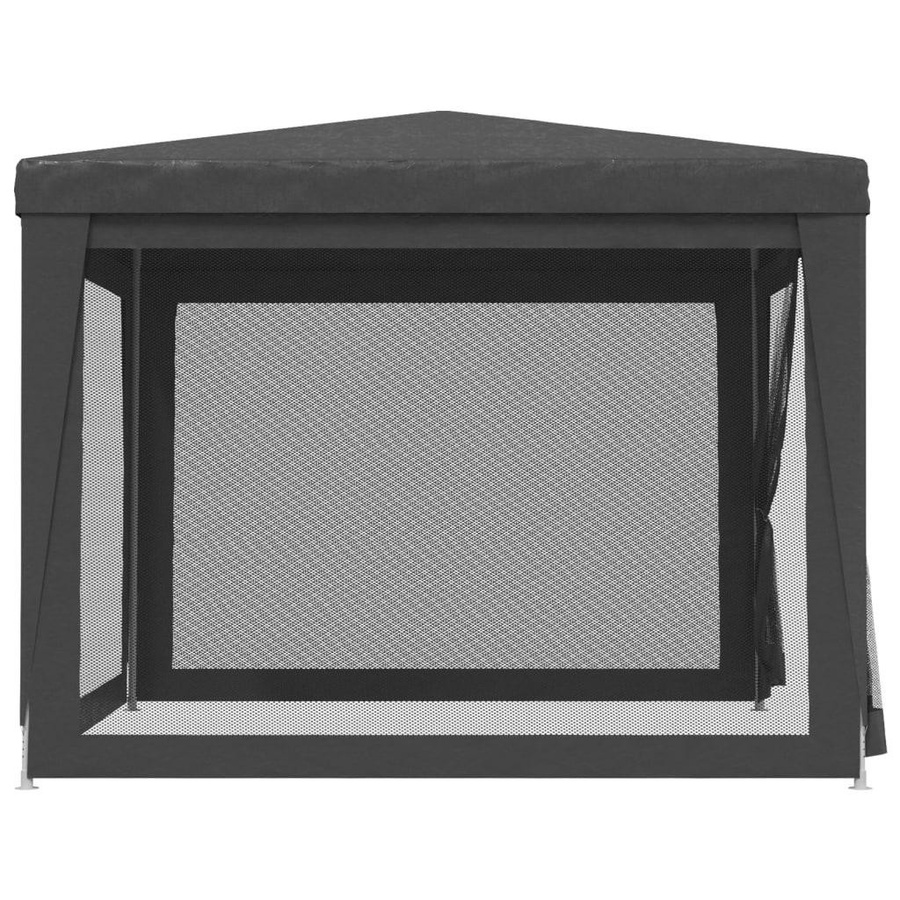 vidaXL Partyzelt mit 4 Mesh-Seitenwänden in Anthrazit, B/T/H: 300 x 300 x 246 cm - Bild 5