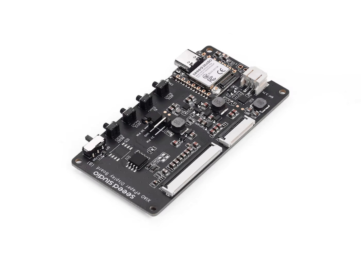 Seeed Studio XIAO ePaper Display Board EE04 mit XIAO ESP32-S3 Plus, unterstützt 24-polige und 50-polige ePaper-Displays in Schwarz - Bild 2