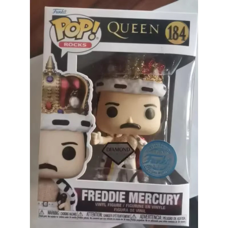 Funko Queen Freddie Mercury # 184 Diamond Collection, Vinyl-Actionfigur - Bild 4