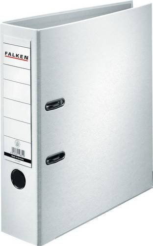 Falken PP-Color Ordner DIN A4 aus Kunststoff in Weiß mit 80 mm Rückenbreite - Bild 1