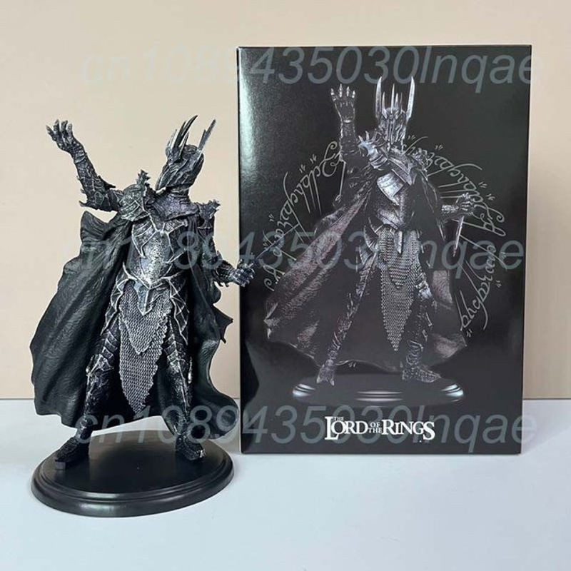 Bandai Herr der Ringe Sauron Actionfigur aus Kunststoff in Schwarz, bewegliche Anime Statue - Bild 1
