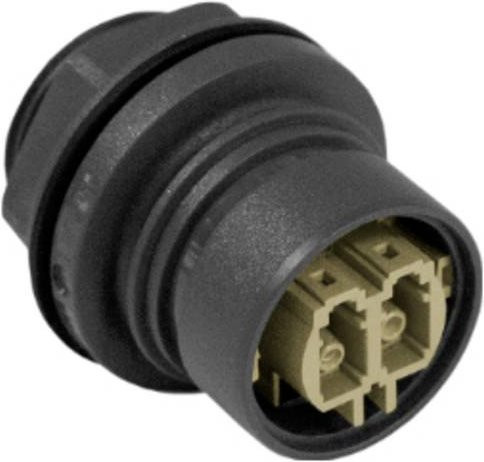 Bulgin LWL-Kupplung PXF6052B Bulk in Schwarz - Bild 1