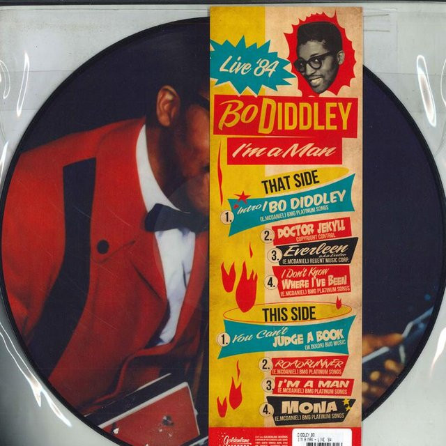 Bo Diddley LP Schallplatte I'm A Man Live '84 Rock Rote Vinyl von Goldenlane Records - Bild 1