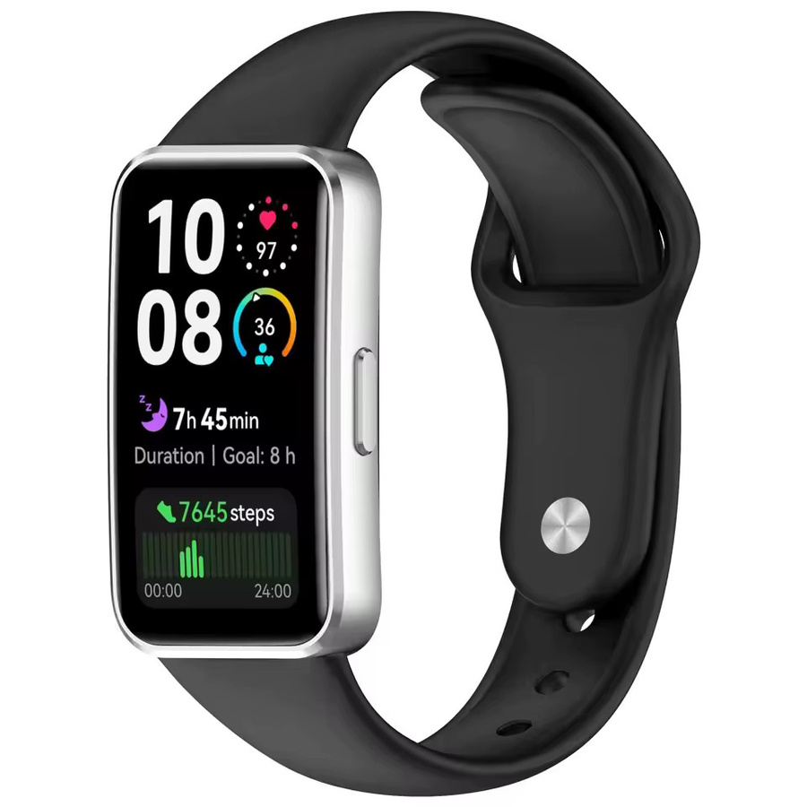 RWBANDS Uhrenarmband Silikon, Schwarz, Unisex - Bild 2