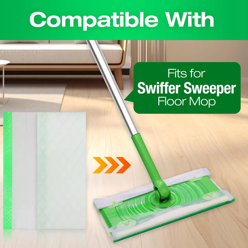 Swiffer Sweeper Nasswischpad-Nachfüllungen mit Febreze Lavendelduft, 10 Stück, Weiß - Bild 2