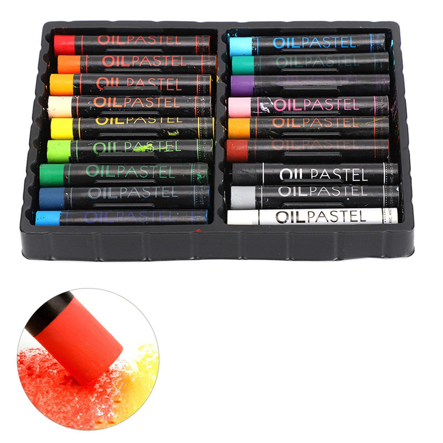HeavyColor Ölpastell-Set mit 18 bunten Graffiti-Kreiden für Kinder mit Tiermotiven - Bild 8