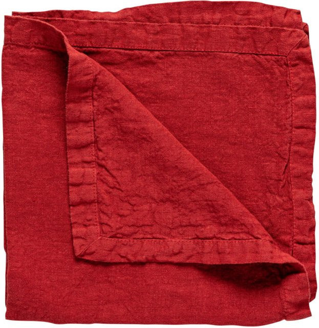 Costa Nova Tischläufer Maria aus Leinen in Rot, 4er Pack, Breite: 45 cm, Länge: 170 cm - Bild 1