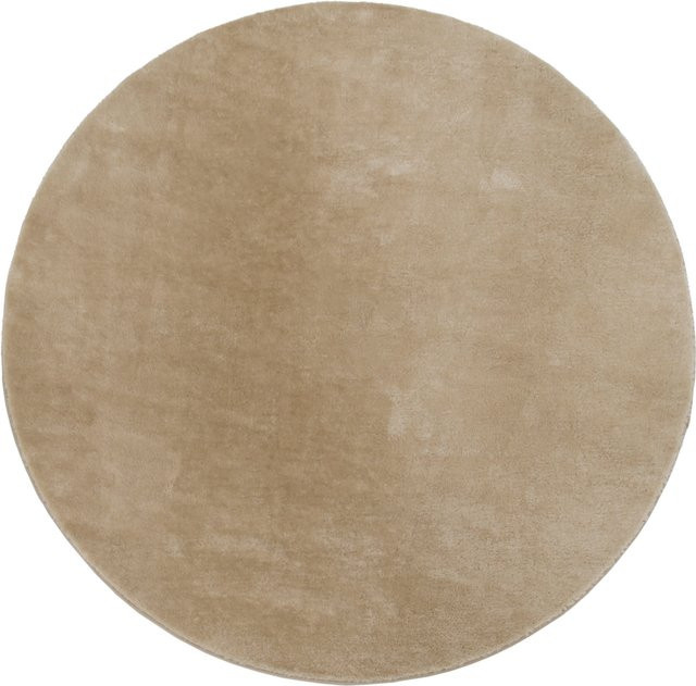 Runder Teppich Calissa in Beige, pflegeleicht und rutschfest, Durchmesser: 160 cm - Bild 1