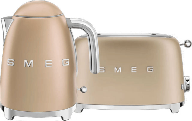 Smeg Set bestehend aus KLF03CHMEU Küchenmaschine und TSF01CHMEU Toaster in Chrom - Bild 1