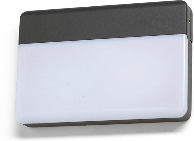 Rendl Außenleuchte GAVIN LED Wandleuchte in Anthrazitgrau mit milchfarbenem Acryl, 13 W, IP65 - Bild 1
