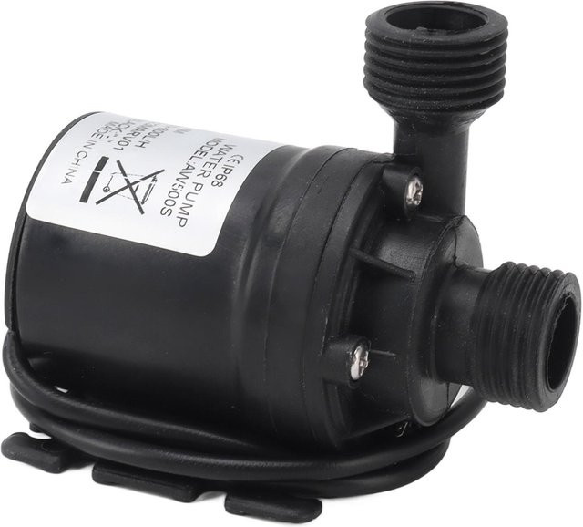 KONNWEI Tauchwasserpumpe IP68 Wasserdicht DC12V 19W in Schwarz aus Edelstahl - Bild 1