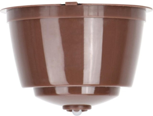 CosyHome Wiederverwendbare Kaffeekapsel aus lebensmittelechtem PP kompatibel für Dolce Gusto, Braun - Bild 1