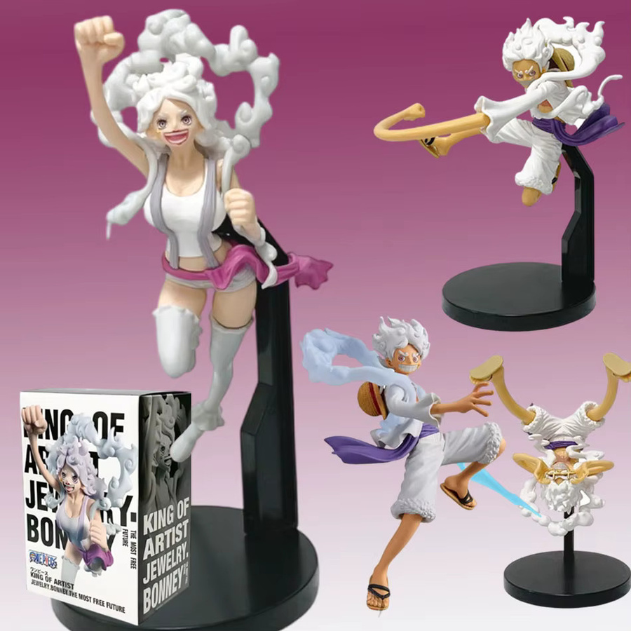 Bandai One Piece Gear 5 Luffy Jewelry Bonney Actionfigur, Set - Bild 2