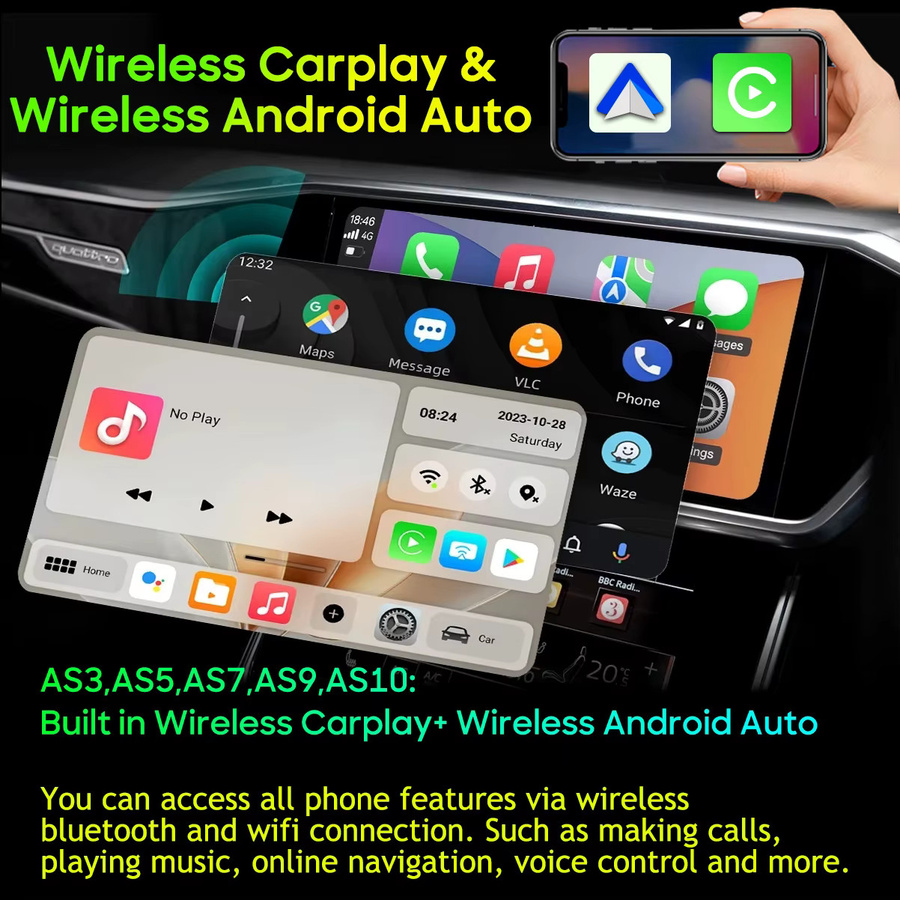 FengShiDa Auto Radio für VOLKSWAGEN VW SPORTSVAN 2016-2019 mit Carplay, Android Auto, GPS Navigation und Multimedia Player in Schwarz - Bild 2