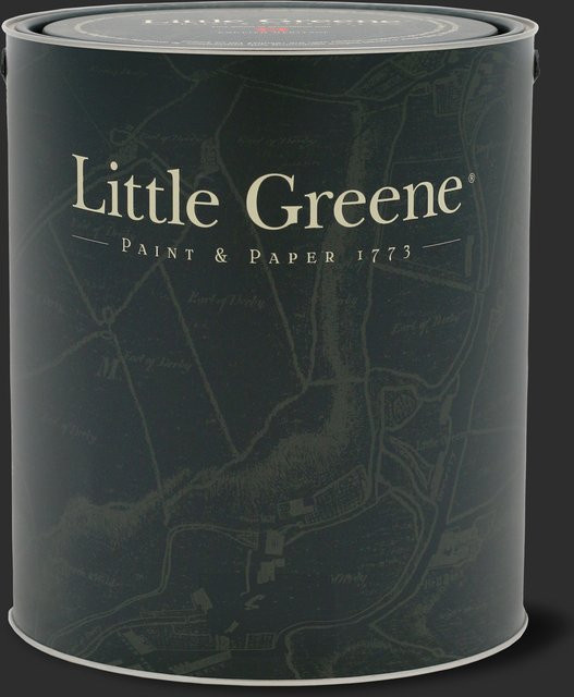 Little Greene Intelligent Exterior Eggshell Wandfarbe Lamp Black 228, 2,5 l - Bild 1