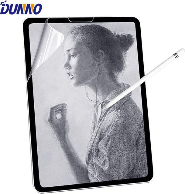 Matte Displayschutzfolie mit Papiergefühl für Apple iPad Pro, iPad Air und iPad Mini, PET-Material, transparent - Bild 1