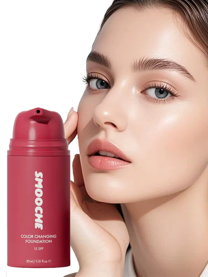 SMOOCHE Farbwechselnde Flüssig-Foundation-Concealer, 30 ml, Unisex - Bild 7