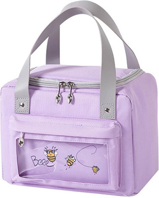 Isolierte Lunchtasche von TOMTOP JMS in Violett, wasserdicht und wiederverwendbar - Bild 1