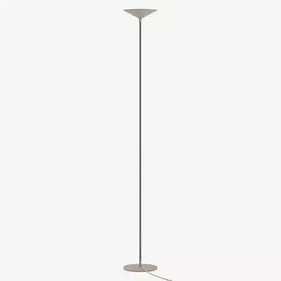 Cini&Nils Minima LED Deckenfluter modern in Graubraun mit beigem Kabel