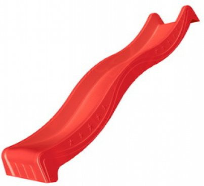 Intergard Wellenrutsche aus HDPE-Kunststoff in Rot, 265 cm - Bild 1
